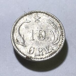 10 øre, 1899, Christian d. 9
