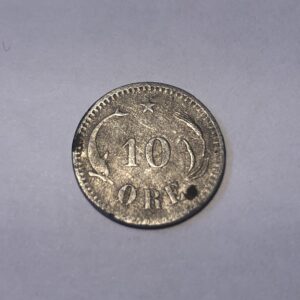 10 øre, 1874, Christian d. 9